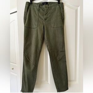 J. Crew Pants Womens Size 28 Green Straight Pockets Casual